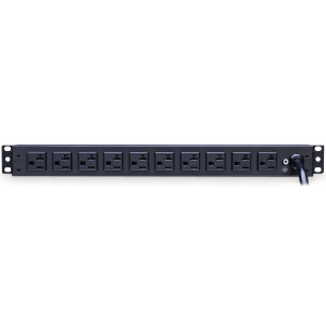 CyberPower RKBS20S2F10R Rackmount surge protector, 20-Amp, 1800 Joules, 12 NEMA 5-20R outlets CyberPower RKBS20S2F10R Rackmount surge protector, 20-Amp, 1800 Joules, 12 NEMA 5-20R outlets